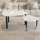 360 Degree Rotatable Coffee Table With Solid Legs by HouseOfZazla