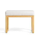 Shoe-Changing Bench with Cushioned Seat