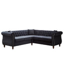 Streamline Modern L-Shaped Corner Sofa by HouseOfZazla
