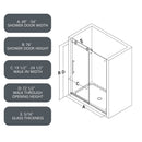 5476 Tempered Glass Shower Door by HouseOfZazla