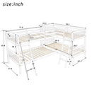 L Shaped Bunk Bed With Ladder by Unique Piece Furniture