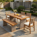 6-Piece Outdoor Patio Dining Set