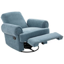 Manual Swivel Recliner Rocker Chair With Adjustable Backrest by HouseOfZazla