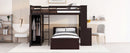 Loft Bed With A Stand Alone Bed, Shelves, Desk, And Wardrobe by HouseOfZazla