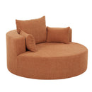 360° Swivel Accent Barrel Chair With 3 Removable Pillows For Living Room by HouseOfZazla