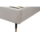 Crosby - Bed With Upholstered Headboard And Slats by HouseOfZazla