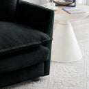 Chenille Fabric Ottomans Footrest to Combine with Sofas