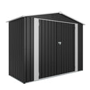 8ft x 4ft Outdoor Metal Storage Shed with Lockable Latch by HouseOfZazla