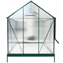 Polycarbonate house, Heavy Duty Outdoor Aluminum Walk-In House Kit With Rain Gutter, Vent And Door For Backyard Garden by HouseOfZazla