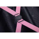 3 Piece Luggage Sets ABS Lightweight Suitcase with Two Hooks, Spinner Wheels, TSA Lock, (20/24/28), Pink