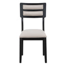 5-Piece Multifunctional Dining Table Set, Farmhouse Dining Set with Extendable Round Table,Two Small Drawers and 4 Upholstered Dining Chairs for Kitchen and Dining Room (Black)