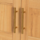 K&K 71' Tall Arched Kitchen Pantry Cabinet with Adjustable Shelves