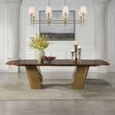 Jamonica - Dining Table - Brown / Gold by Unique Piece Furniture
