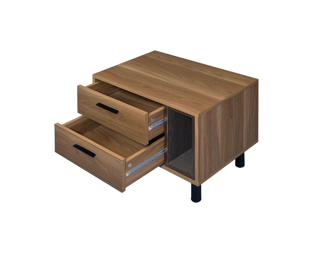 Trolgar - Accent Table - Brown Oak & Black, photo 5 of 6