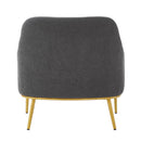 Modern Elegance Accent Chair With Curved Backrest by HouseOfZazla