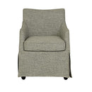 London - Upholstered Skirted Dining Arm Chair by Unique Piece Furniture
