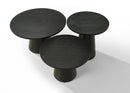Jasper - 3 Piece Coffee, End, And Console Table (Set of 3) - Ebony Black by HouseOfZazla