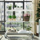 3 Tier Shelf Wire Shelving Unit - 3000LBS, 3T1848-3KLB-W-LKJ