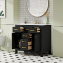 Bathroom Vanity With Sink Combo Set, Modern Bathroom Cabinet With 4 Drawers by Unique Piece Furniture