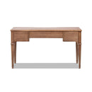 Dauphin - 3 Drawer Executive Desk - Brown by HouseOfZazla