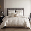Milan 10 Pc Jacquard Comforter & Coverlet Ensemble
