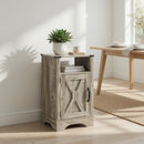 Farmhouse Nightstand, Charging Station & Storage by HouseOfZazla