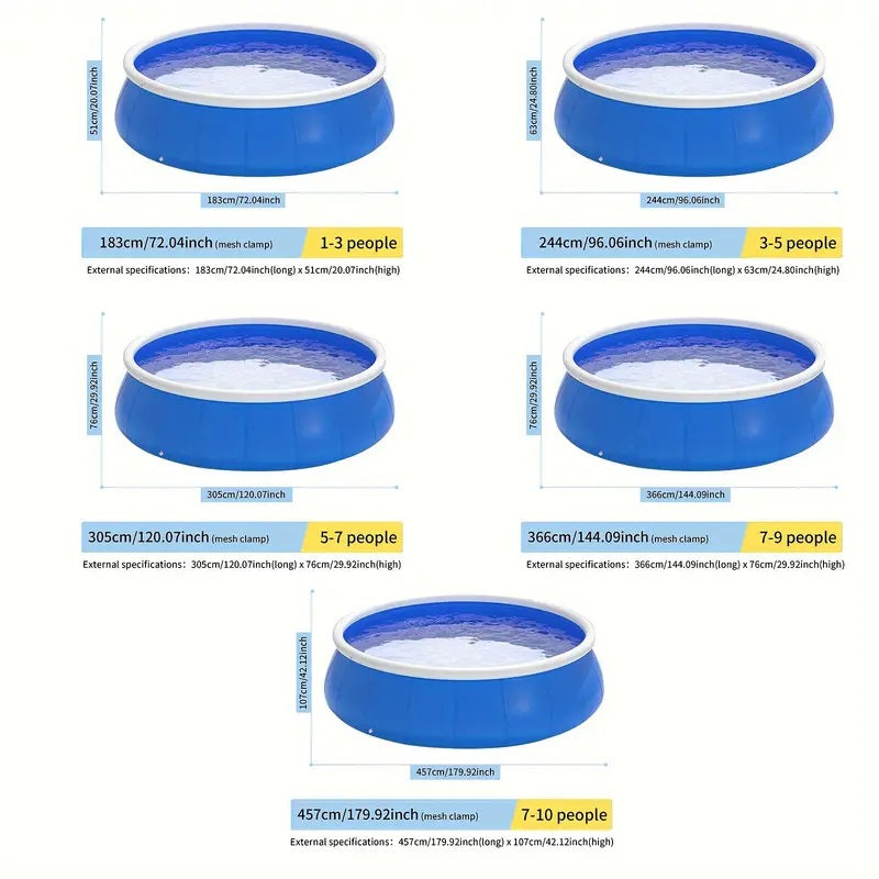 Inflatable Swimming Pool 366*76 Butterfly Design, photo 4 of 9