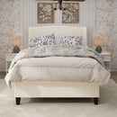 Platform Bed Frame With Tall Headboard And High Footboard by HouseOfZazla