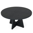 Round Dining Cross Base Kitchen Table by HouseOfZazla