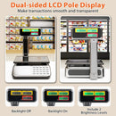 88lb Price Computing Scale with Pole Dual LCD Display Digital Commercial Food Scale by LJGDeals