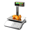 88lb Price Computing Scale with Pole Dual LCD Display Digital Commercial Food Scale by LJGDeals
