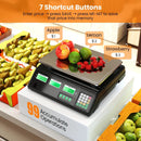 88lb Price Computing Scale Digital Commercial Food Scale with Counting Function by LJGDeals