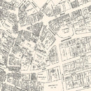 Vintage Map of Pawtucket, RI Business Section 1946