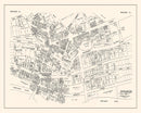Vintage Map of Pawtucket, RI Business Section 1946