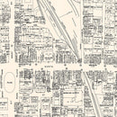 Vintage Map of Pittsfield, MA Business Section 1946