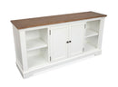 Kingston - Credenza - Whisper White And Cerused Nutmeg by Unique Piece Furniture