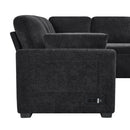 Convertible U-Shaped Sectional Sofa Bed With Reversible Chaise by HouseOfZazla