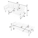 Sofa Bed With Foldable Design And Cup Holder - Green