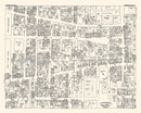 Vintage Map of Springfield, MA Business Section 1946