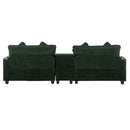 Sectional Sofa Upholstered Sofa With Two Removable Ottoman, Two USB Ports, Two Cup Holders And Large Storage Box For Living Room by HouseOfZazla