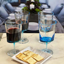 Leadingware Oval Halo Plastic Wine Glasses (Set of 4) by HouseOfZazla