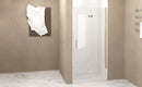 29-28" x 72" Bifold Shower Door, 1/4" (6mm) Tempered Glass by HouseOfZazla