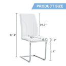 Modern Dining Chairs With High Backrest And Sturdy Legs by Unique Piece Furniture