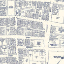 Vintage Map of Charleston, WV Business Section 1950