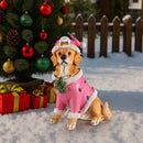 Christmas Golden Retriever Statue