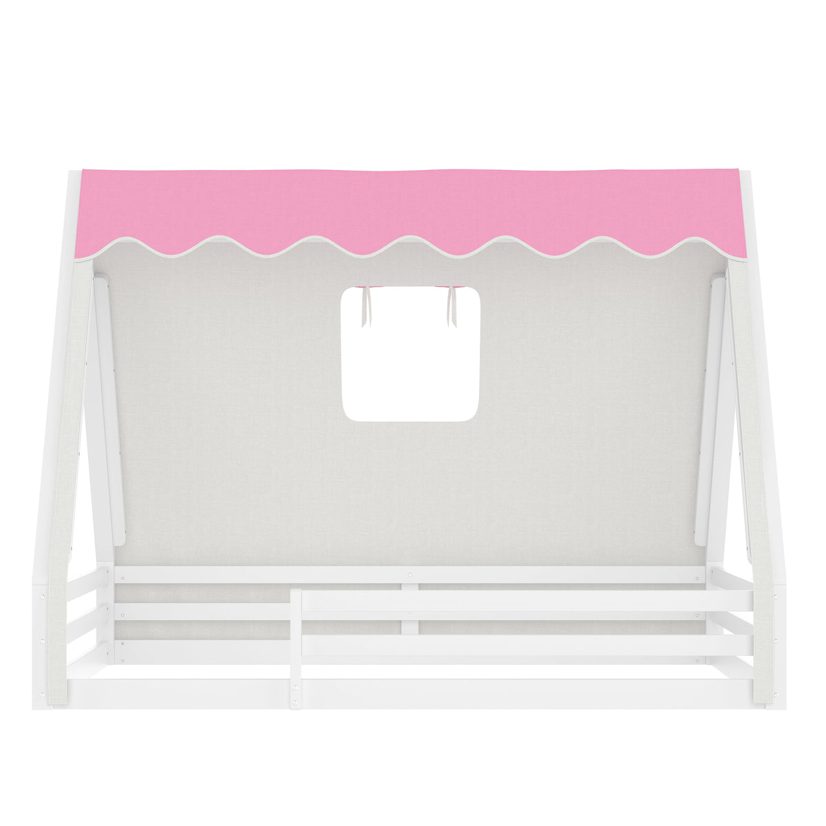 Full Size House Floor Bed with Tent and Light, photo 8 of 10