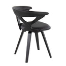 Gardenia - Mid-Century Modern Dining Chair With Swivel by HouseOfZazla