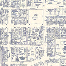 Vintage Map of Johnstown, PA Business Section 1950