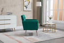 Accent Chair, leisure single sofa with Rose Golden feet
