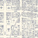 Vintage Map of McKeesport, PA Business Section 1950